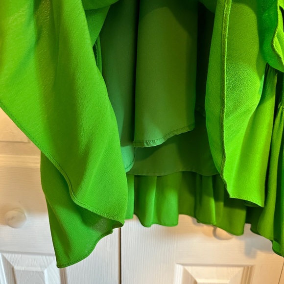 J.Crew Green Faux Wrap Dress - Picture 5 of 8